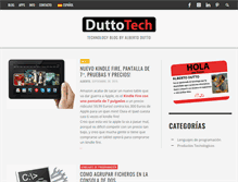 Tablet Screenshot of duttotech.com